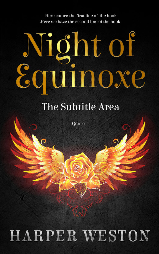 Front view of Cod Gray #22742 - Premade Romance Book Cover