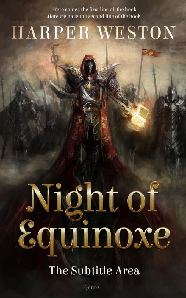 Front view of Zeus #22745 - Premade Fantasy Book Cover