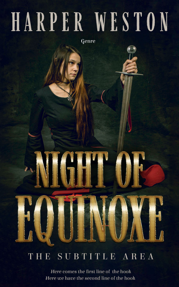 Front view of Bunker #22754 - Premade Fantasy Book Cover | BookCoverZone