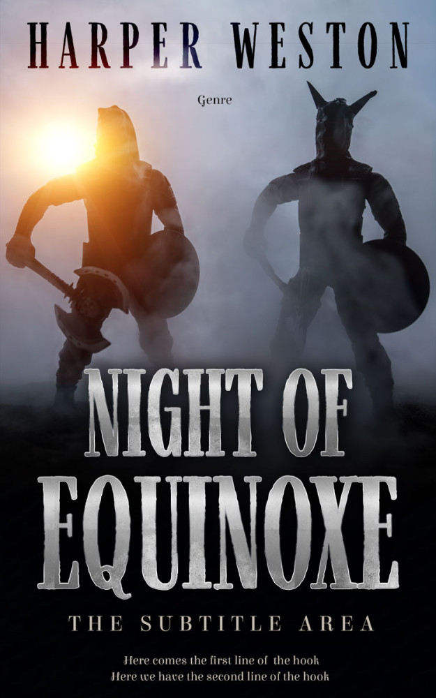 Front view of Soft Amber #22758 - Premade Historical Book Cover