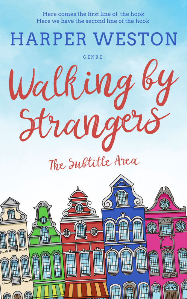 Front view of Jagged Ice #22770 - Premade Literary Fiction Book Cover