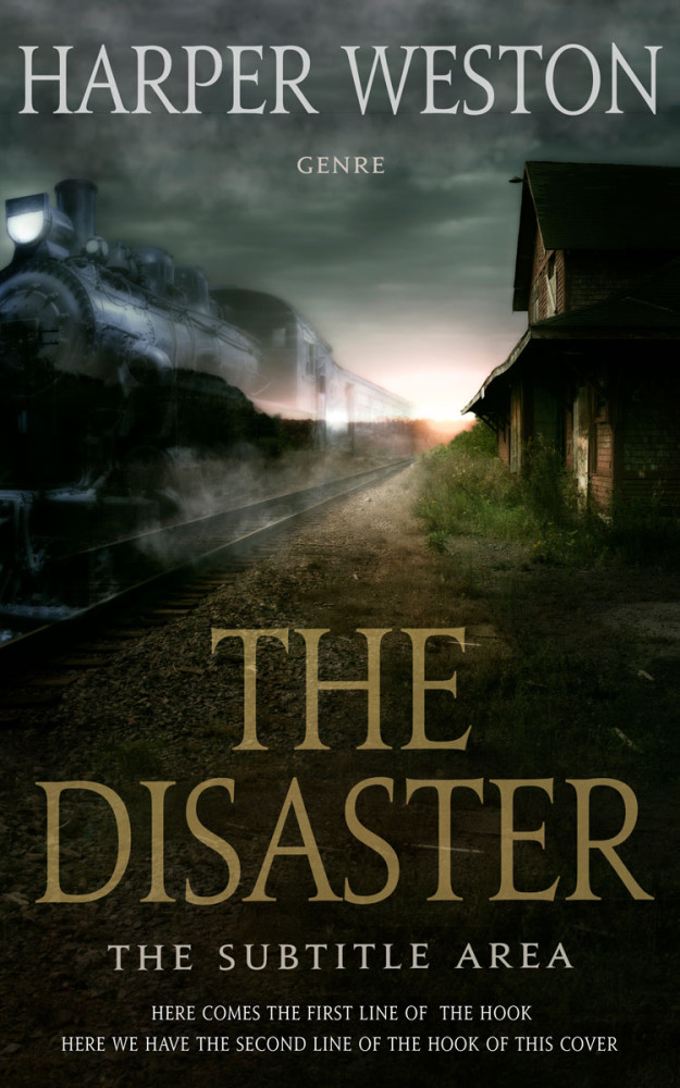 Front view of Log Cabin #22828 - Premade Horror Book Cover