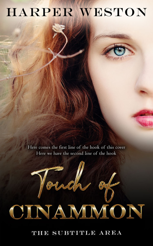 Front view of Bone #22882 - Premade Romance Book Cover