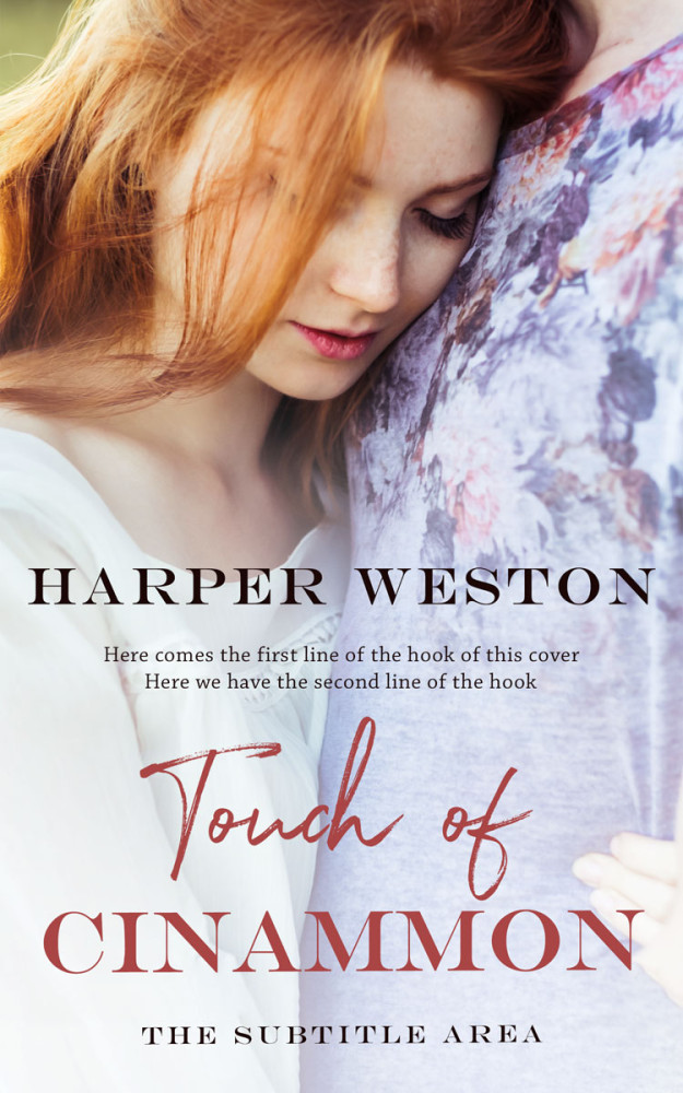 Front view of Mischka #22883 - Premade Romance Book Cover