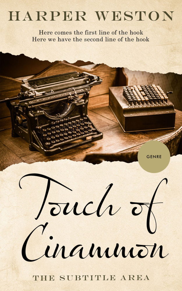 Front view of Brown Tumbleweed #22895 - Premade Business Book Cover