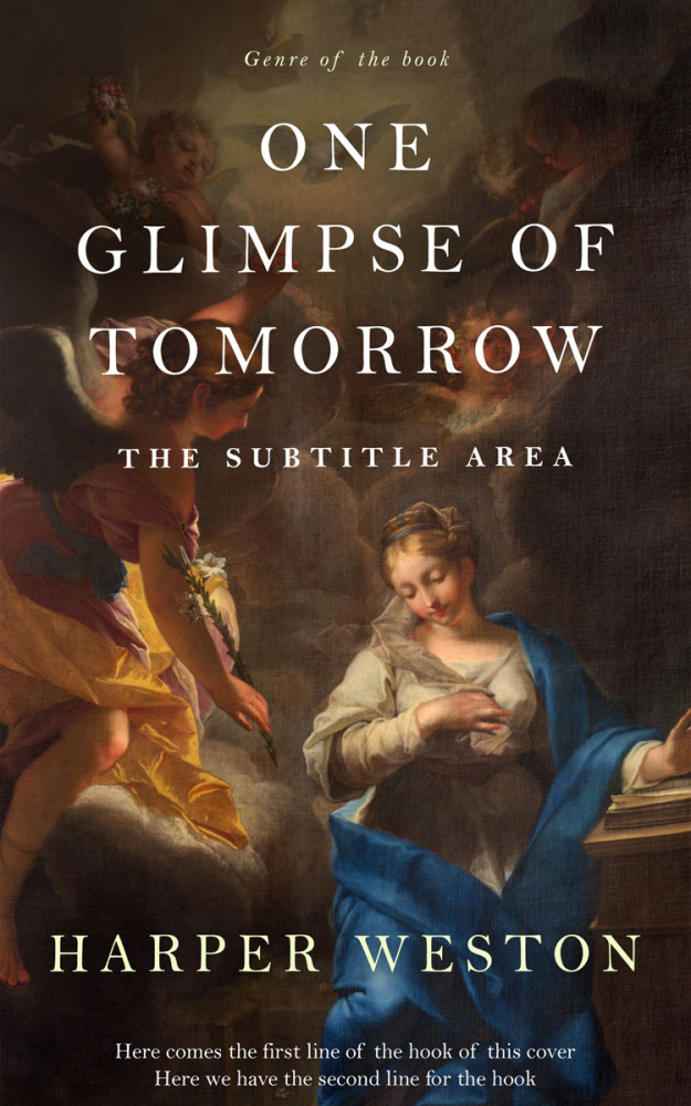 Front view of English Walnut #22924 - Premade Religion & Spirituality Book Cover