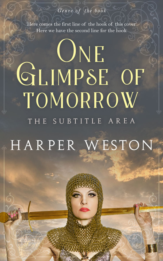 Front view of Chicago #22961 - Premade Fantasy Book Cover