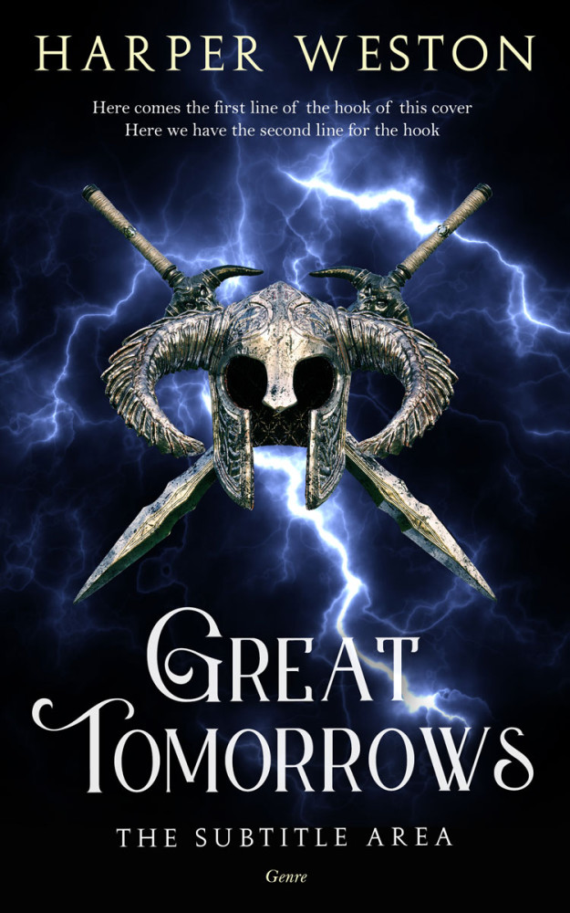 Front view of Ebony #22970 - Premade Historical Book Cover | BookCoverZone