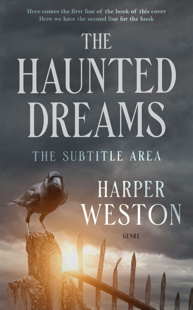 Front view of Abbey #22979 - Premade Horror Book Cover