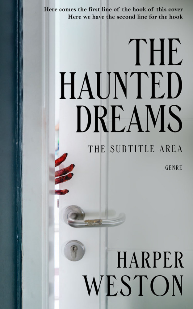 Front view of Silver Sand #22980 - Premade Apocalyptica Book Cover