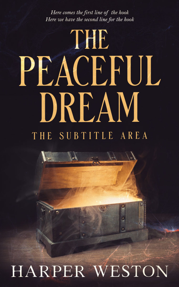 Front view of Thunder #23000 - Premade Fantasy Book Cover