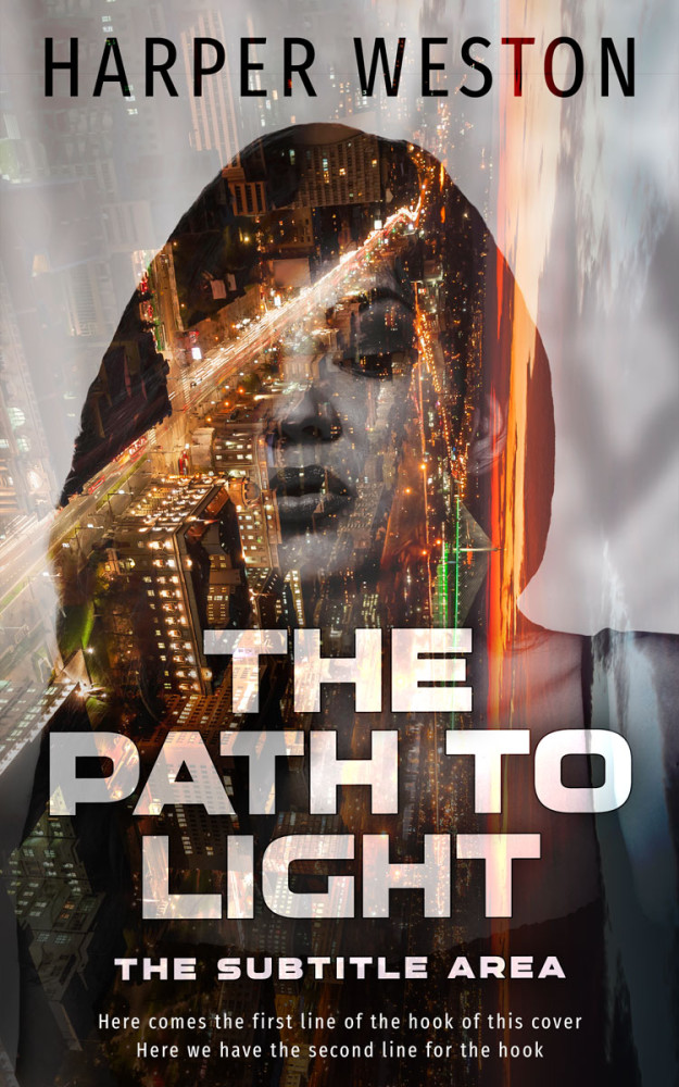 Front view of Silk #23012 - Premade Mystery & Thriller & Suspense Book Cover