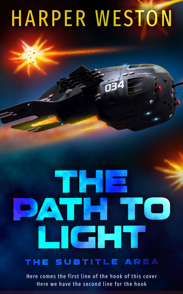 Front view of Mirage #23019 - Premade Apocalyptica Book Cover