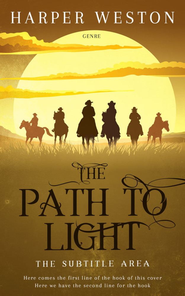 Front view of Kumera #23027 - Premade Action & Adventure Book Cover