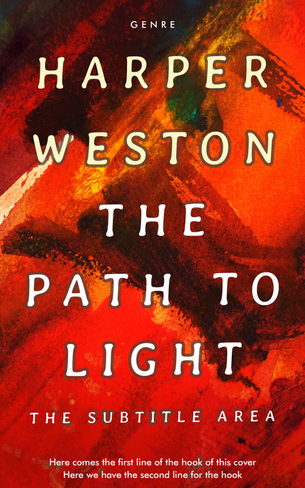 Front view of Tia Maria #23038 - Premade Abstract Book Cover