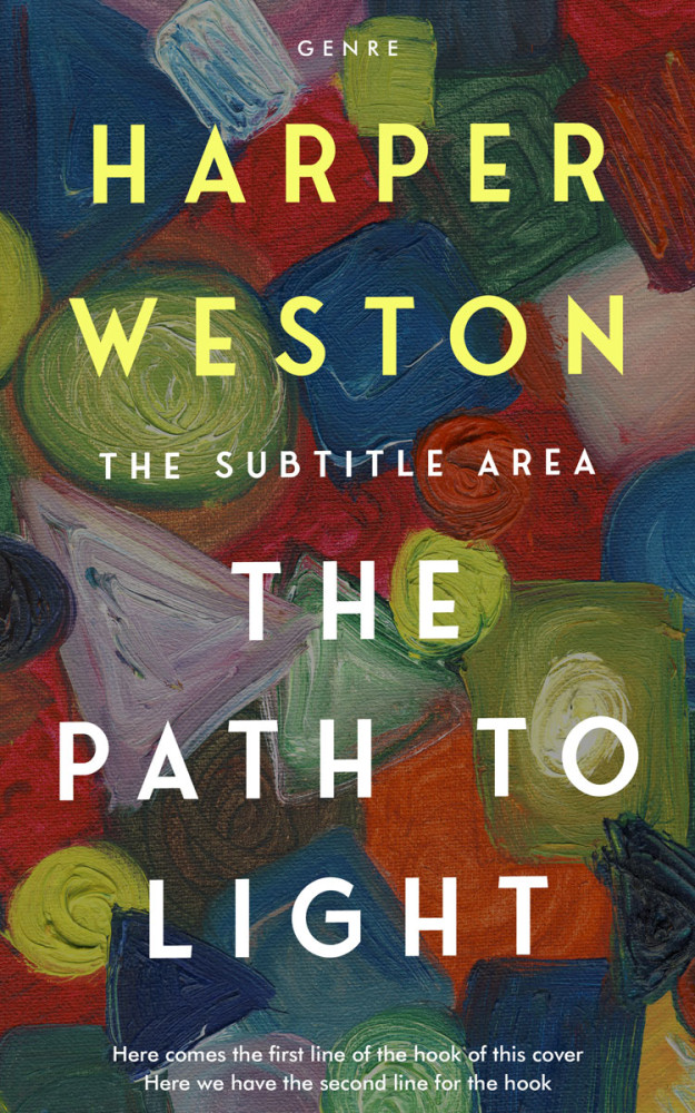 Front view of Armadillo #23041 - Premade Abstract Book Cover