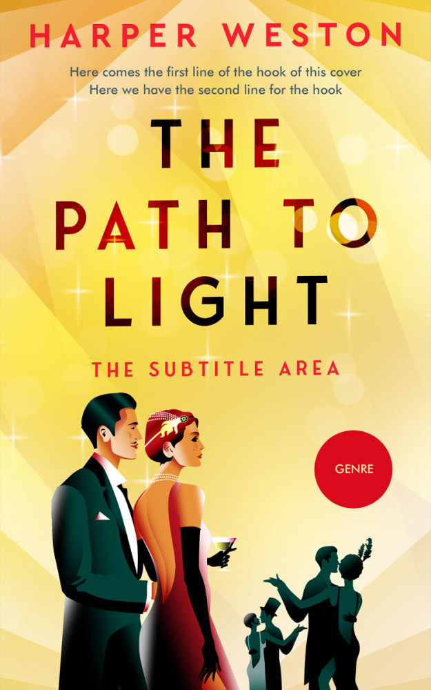 Front view of Golden Sand #23057 - Premade Historical Book Cover