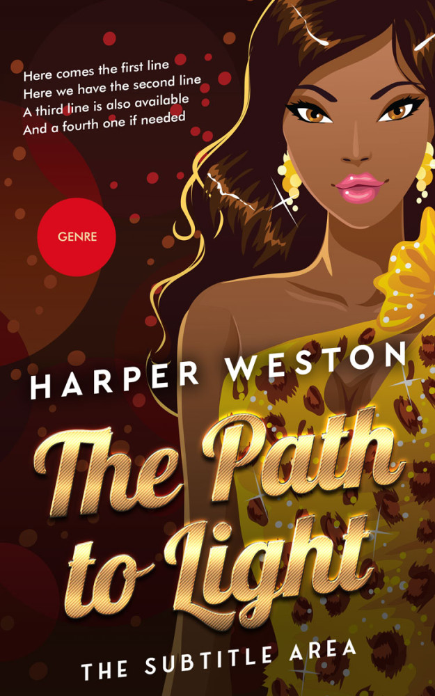 Front view of Paco #23061 - Premade Chick Lit Book Cover