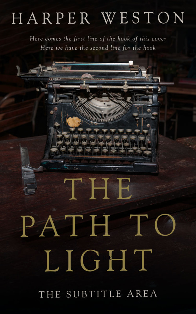 Front view of Cocoa Brown #23077 - Premade Historical Book Cover