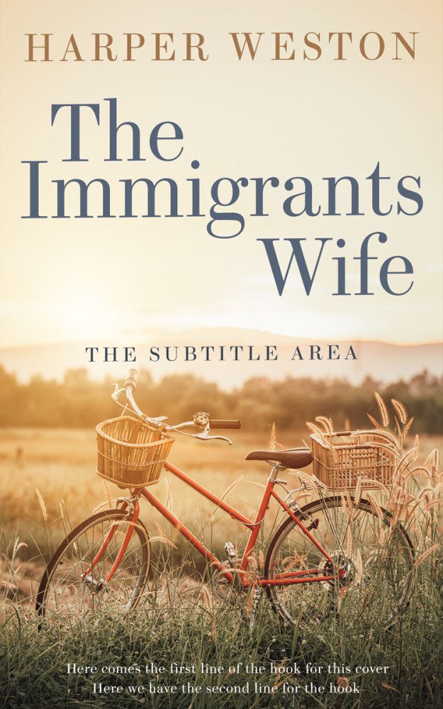 Front view of Armadillo #23097 - Premade Literary Fiction Book Cover