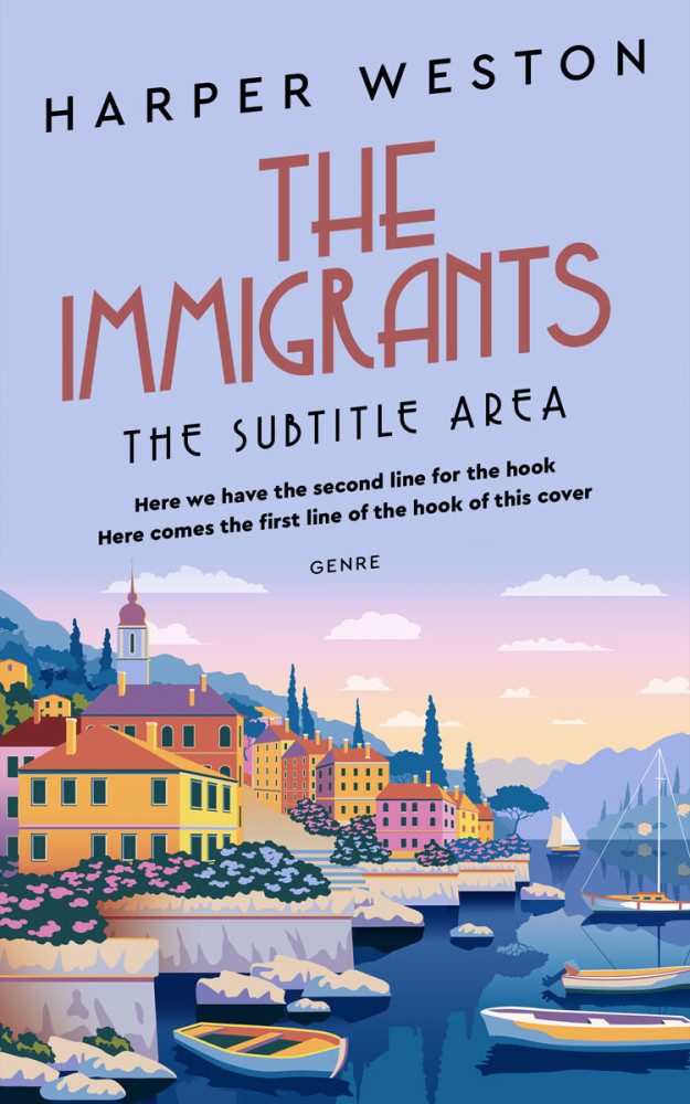 Front view of Lavender Gray #23109 - Premade Travel Book Cover