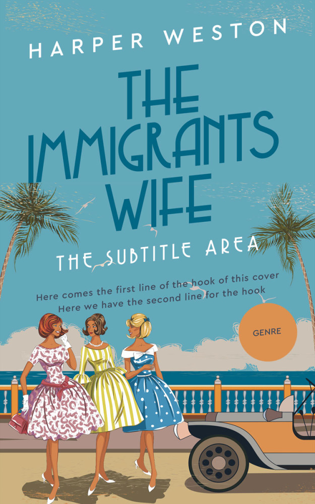 Front view of Tradewind #23111 - Premade Travel Book Cover