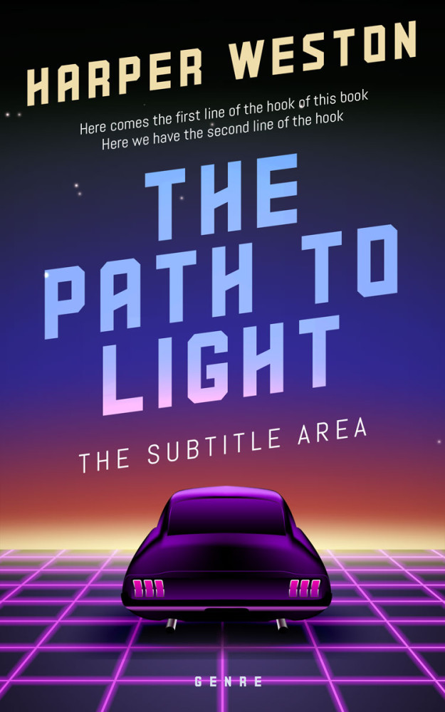 Front view of Revolver #23122 - Premade Science Fiction Book Cover