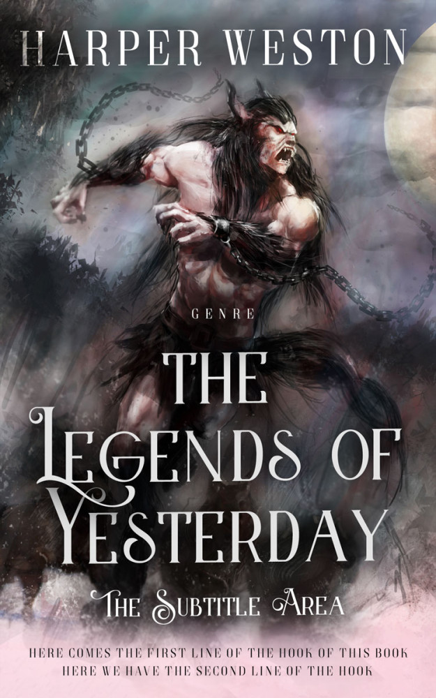 Front view of Tundora #23140 - Premade Fantasy Book Cover