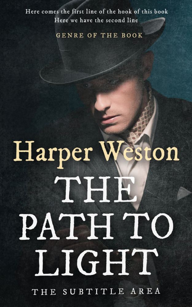 Front view of Shark #23155 - Premade Mystery & Thriller & Suspense Book Cover