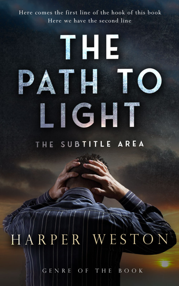 Front view of Shark #23159 - Premade Mystery & Thriller & Suspense Book Cover