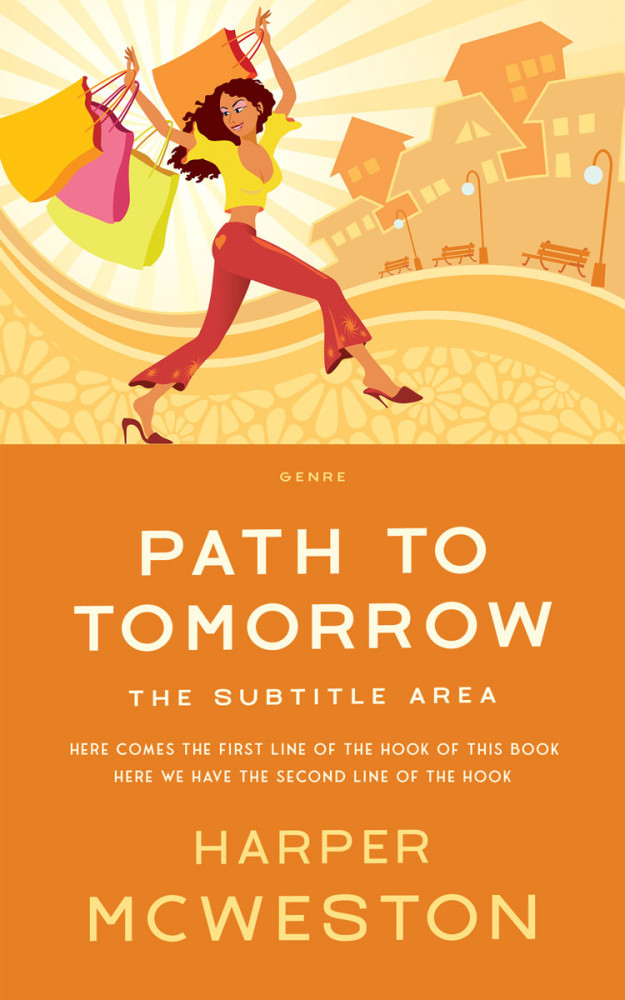 Front view of Fire Bush #23172 - Premade Chick Lit Book Cover