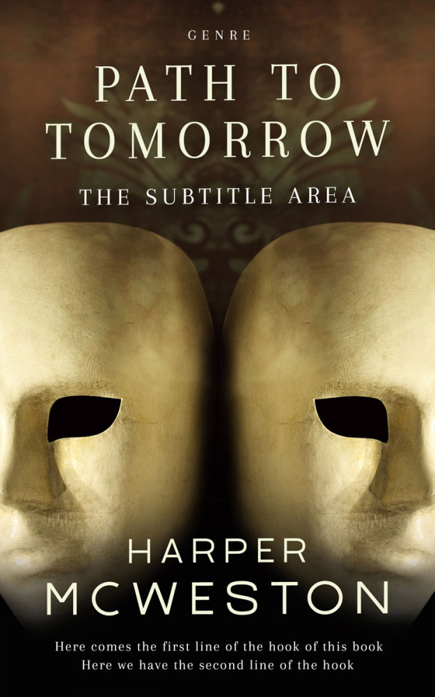 Front view of Black Marlin #23198 - Premade Mystery & Thriller & Suspense Book Cover