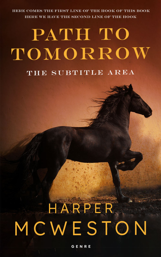 Front view of Coffee Bean #23209 - Premade Western Book Cover