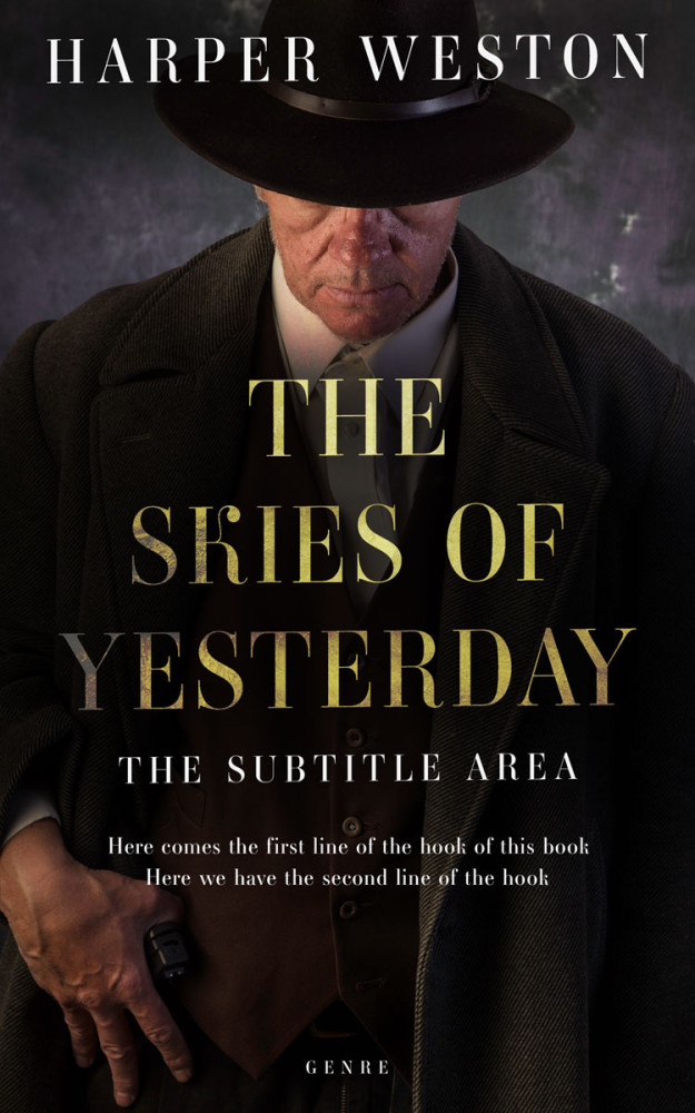 Front view of Cod Gray #23221 - Premade Mystery & Thriller & Suspense Book Cover