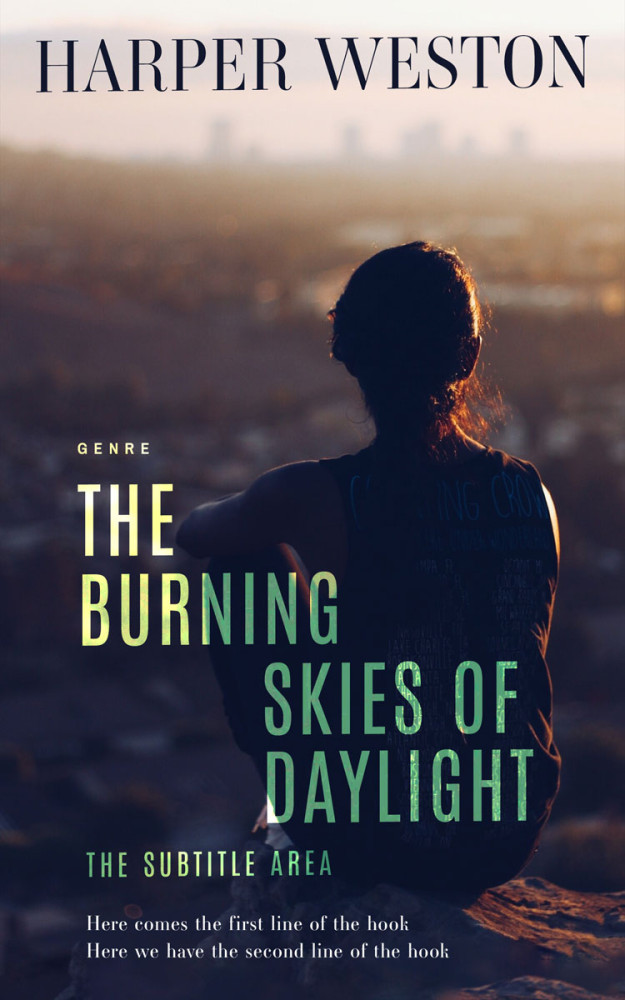 Front view of Soft Amber #23229 - Premade Teen & Young Adult Book Cover