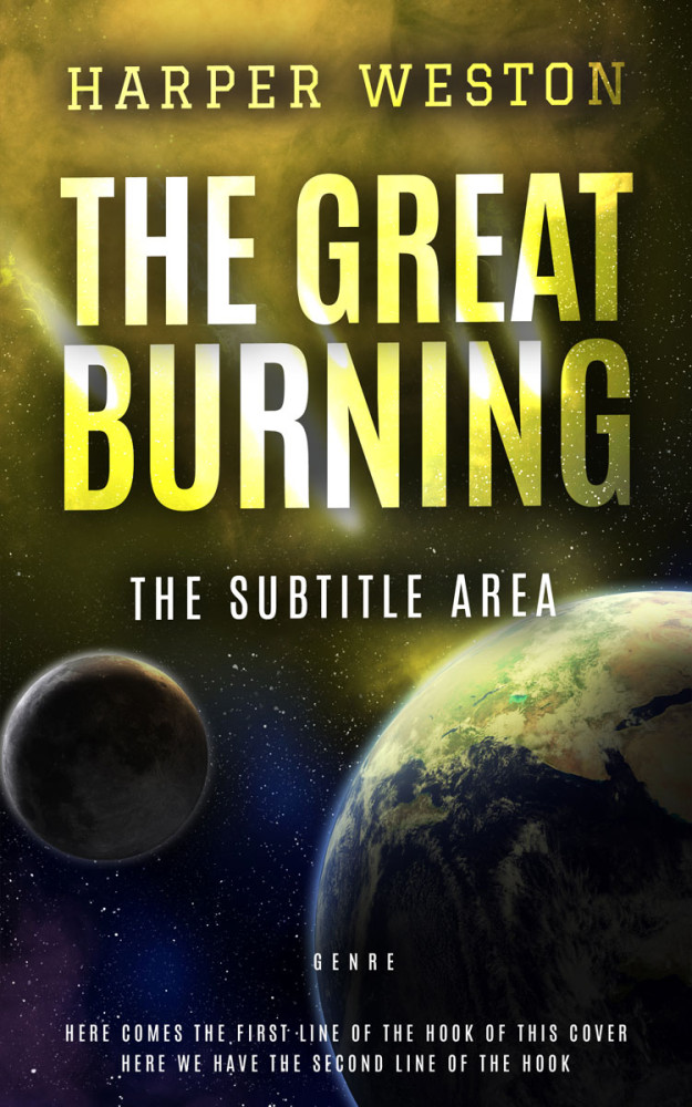 Front view of Tacha #23237 - Premade Apocalyptica Book Cover