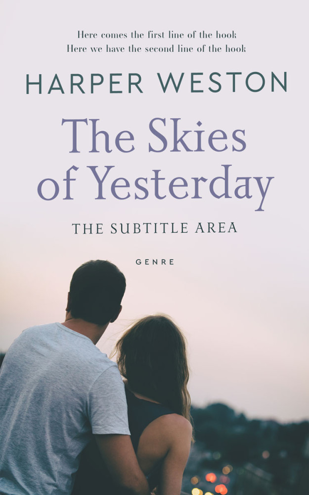 Front view of River Bed #23264 - Premade Romance Book Cover