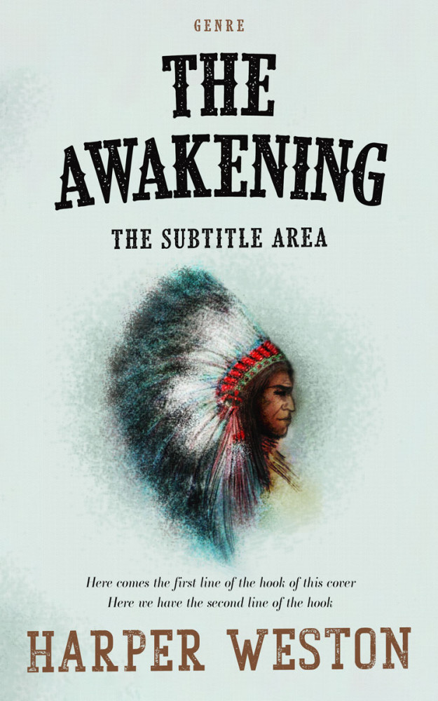 Front view of Nebula #23277 - Premade Historical Book Cover