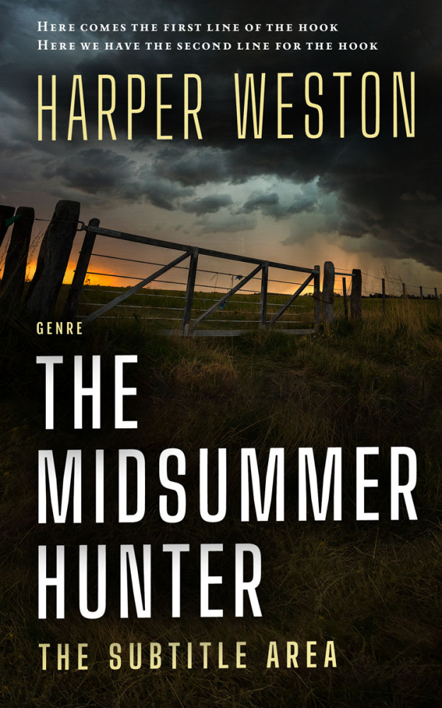 Front view of Rangoon Green #23300 - Premade Western Book Cover