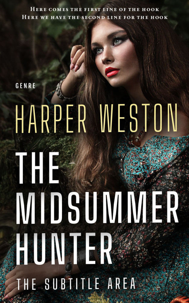 Front view of Zeus #23302 - Premade Fantasy Book Cover