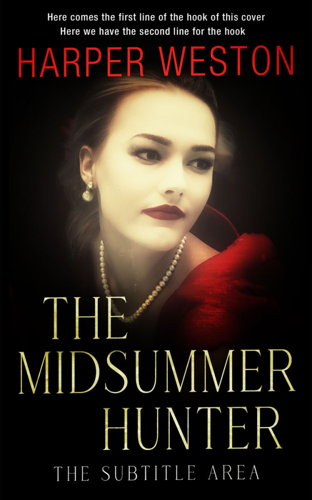 Front view of Tan #23310 - Premade Romance Book Cover