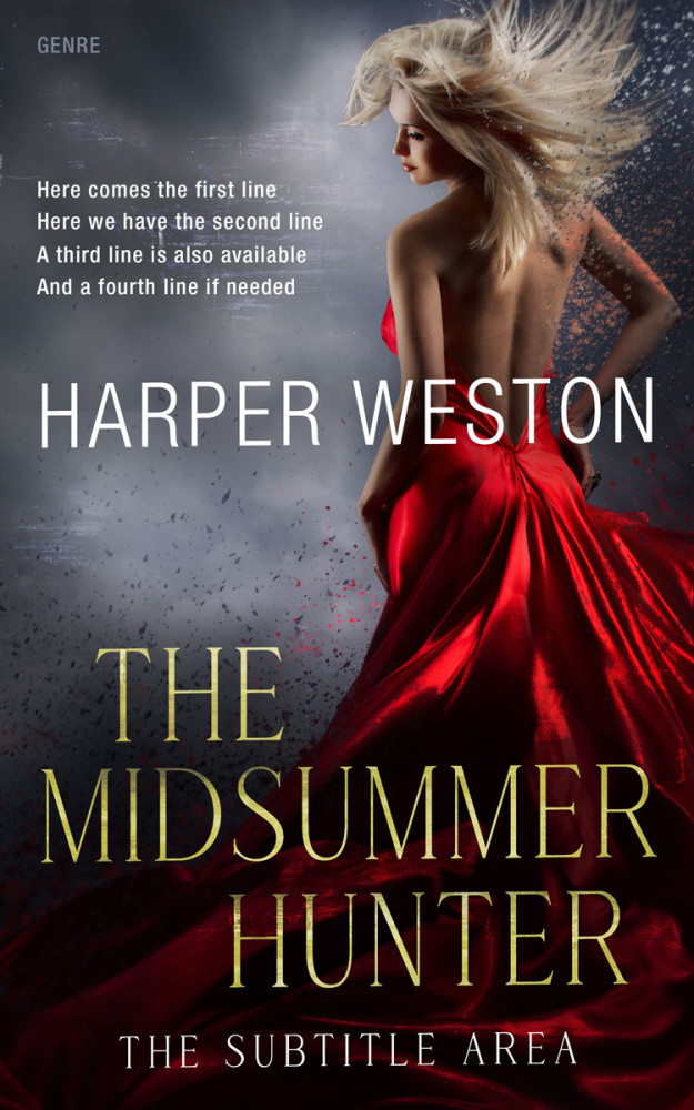 Front view of Cocoa Brown #23313 - Premade Fantasy Book Cover