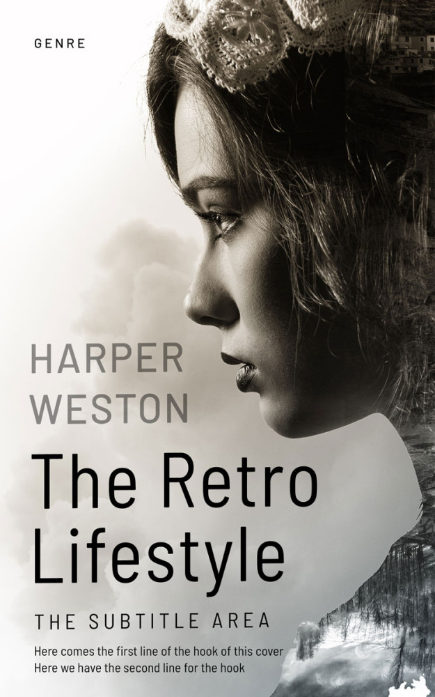 Front view of Cloud #23352 - Premade Literary Fiction Book Cover | BookCoverZone