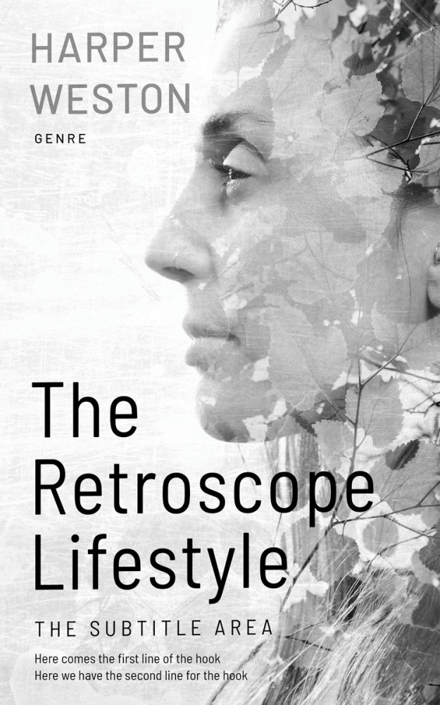 Front view of Alto #23353 - Premade Abstract Book Cover