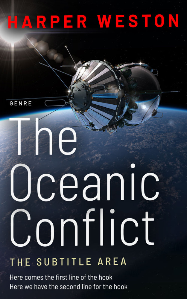 Front view of Bunker #23363 - Premade Science Fiction Book Cover