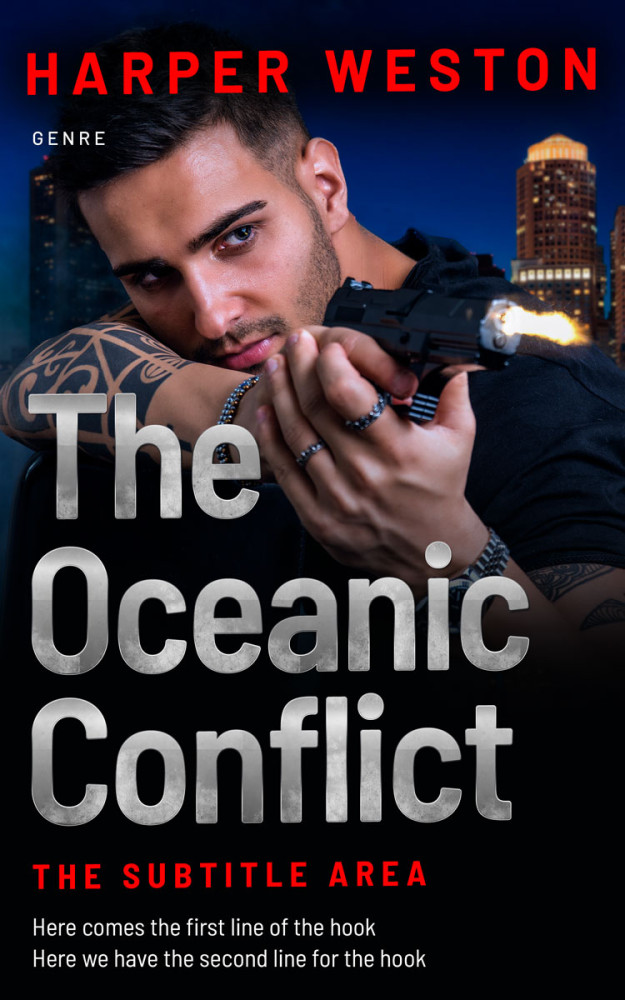 Front view of Cinder #23366 - Premade Mystery & Thriller & Suspense Book Cover