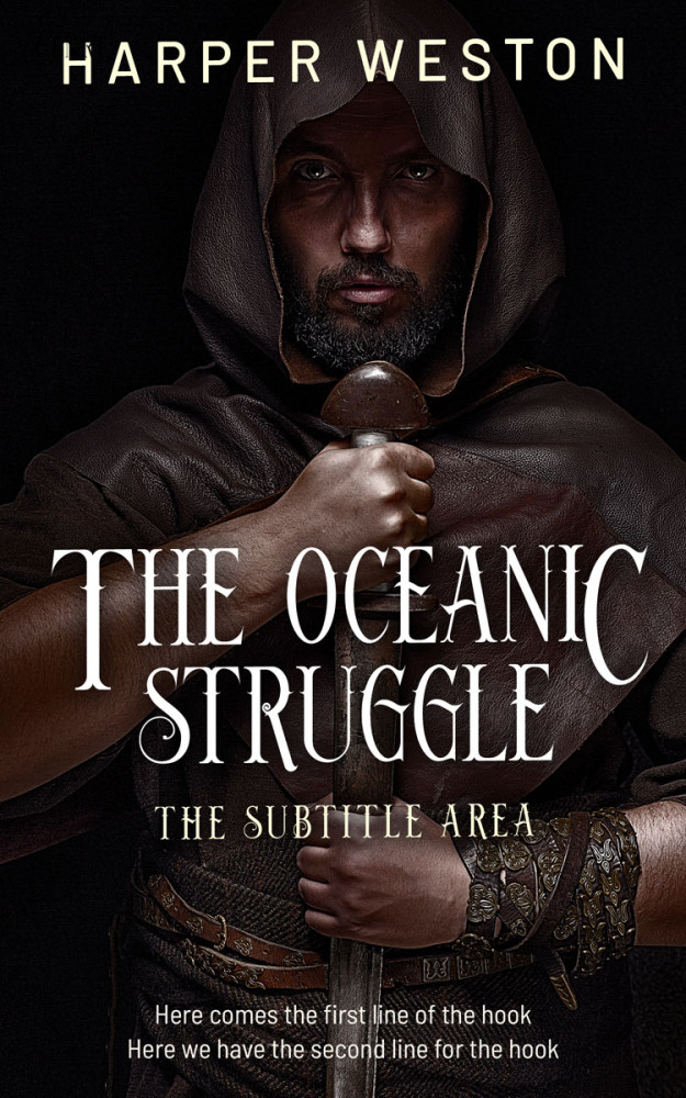 Front view of Cocoa Brown #23396 - Premade Historical Book Cover