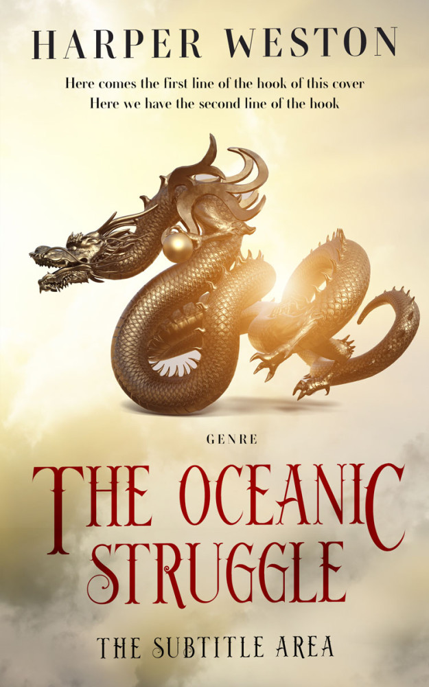 Front view of Stark White #23403 - Premade Science Fiction Book Cover | BookCoverZone