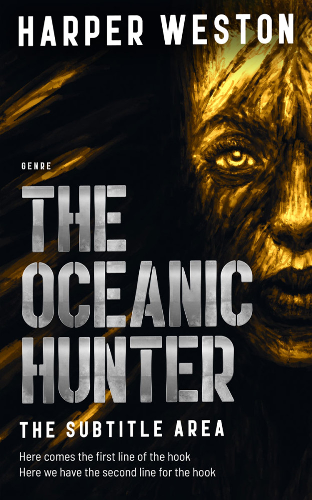 Front view of Mongoose #23404 - Premade Apocalyptica Book Cover