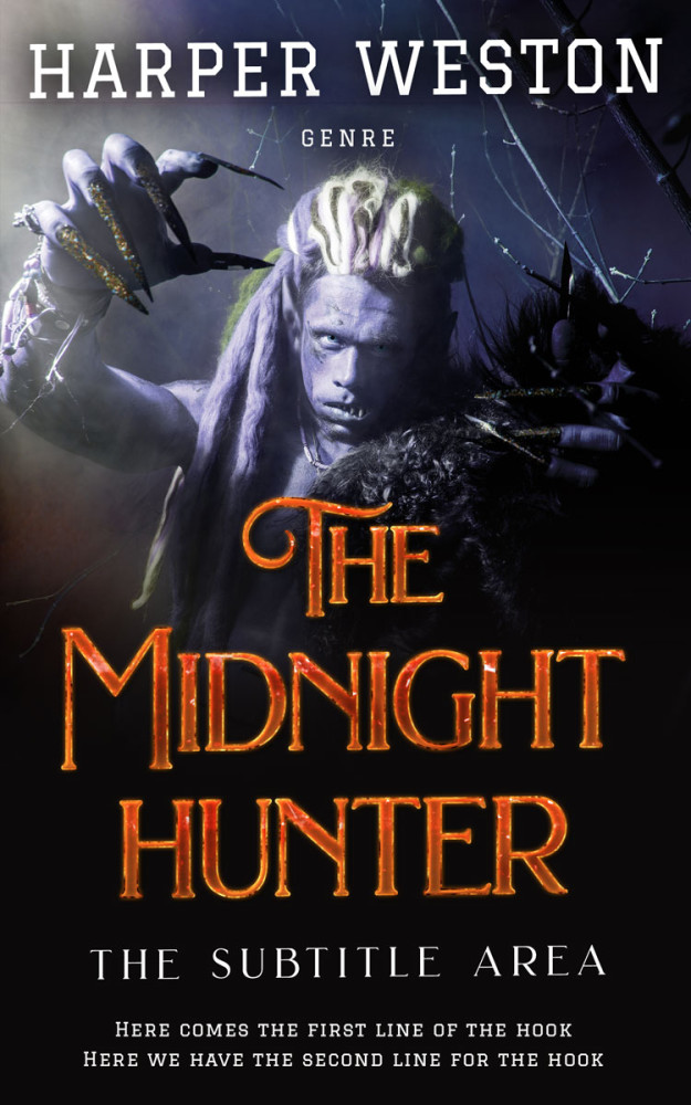 Front view of Woodsmoke #23422 - Premade Fantasy Book Cover